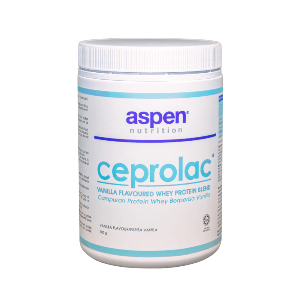 Aspen Nutrition Ceprolac Vanilla Flavoured Whey Protein Blend Powder 300g