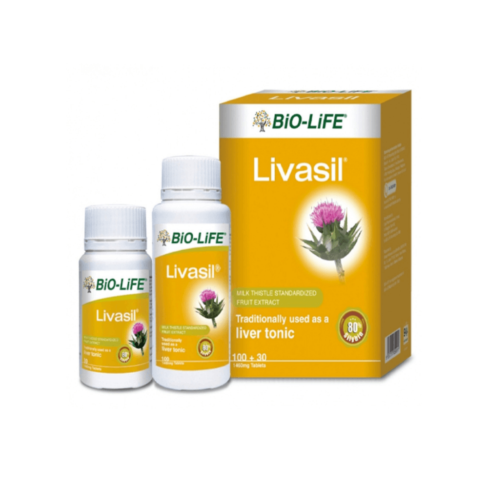 Bio-Life Livasil (Milk Thistle Standardized Fruit Extract) 100's + 30 tablets