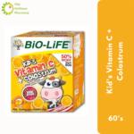 Bio-Life Mega Kid’s Vitamin C + Colostrum Chewable (Orange Flavour) 60's