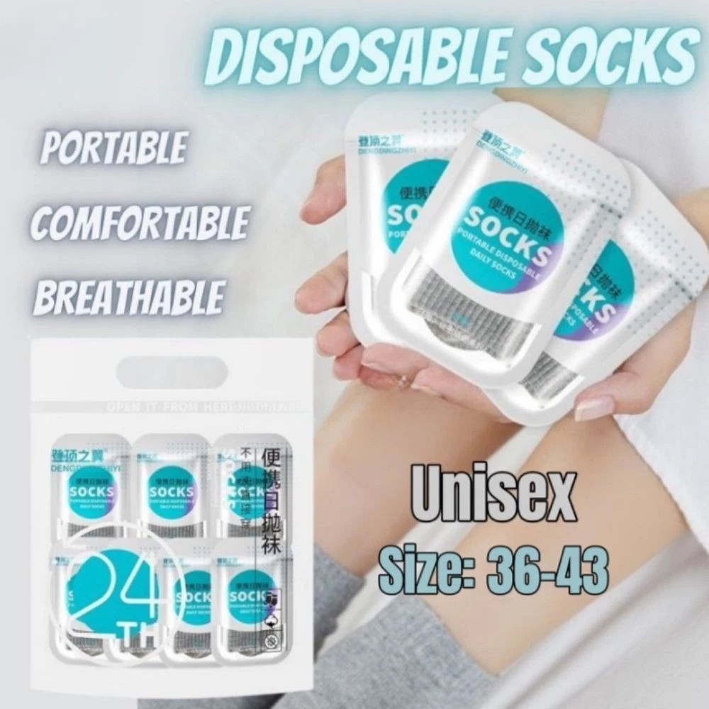 Disposable Cotton Socks – Unisex, Low-Cut