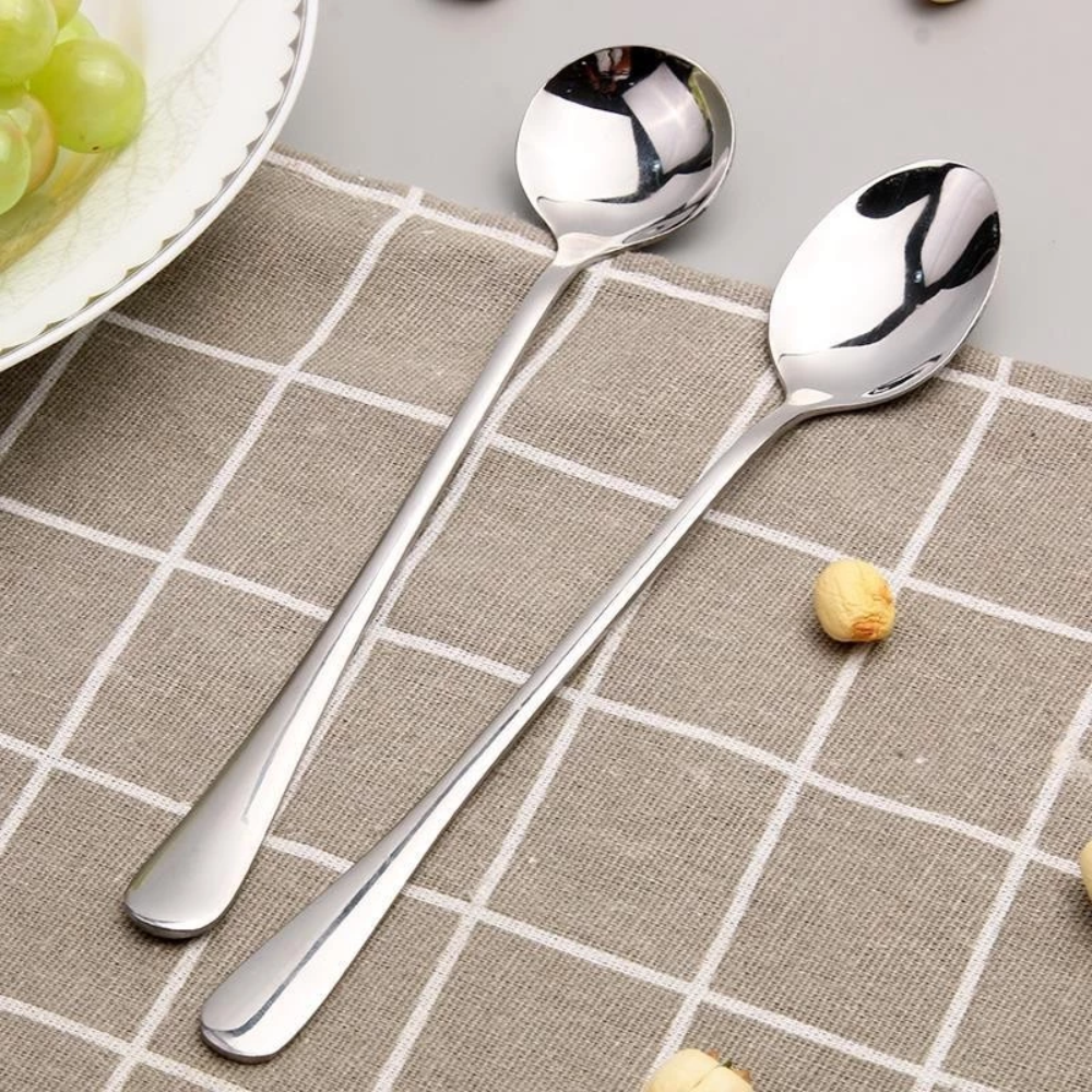 Long Handle Stainless Steel Spoon