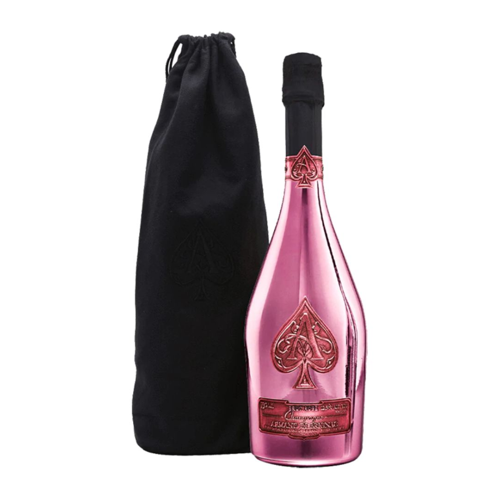 Armand de Brignac Ace of Spades Rosé Champagne with Bag