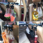Double Car Seat Headrest Hook 3