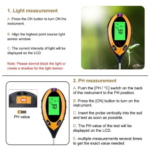 4-in-1 Soil Analyzer LCD Meter 2