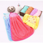 Ultra-Thick Coral Velvet Hanging Hand Towel