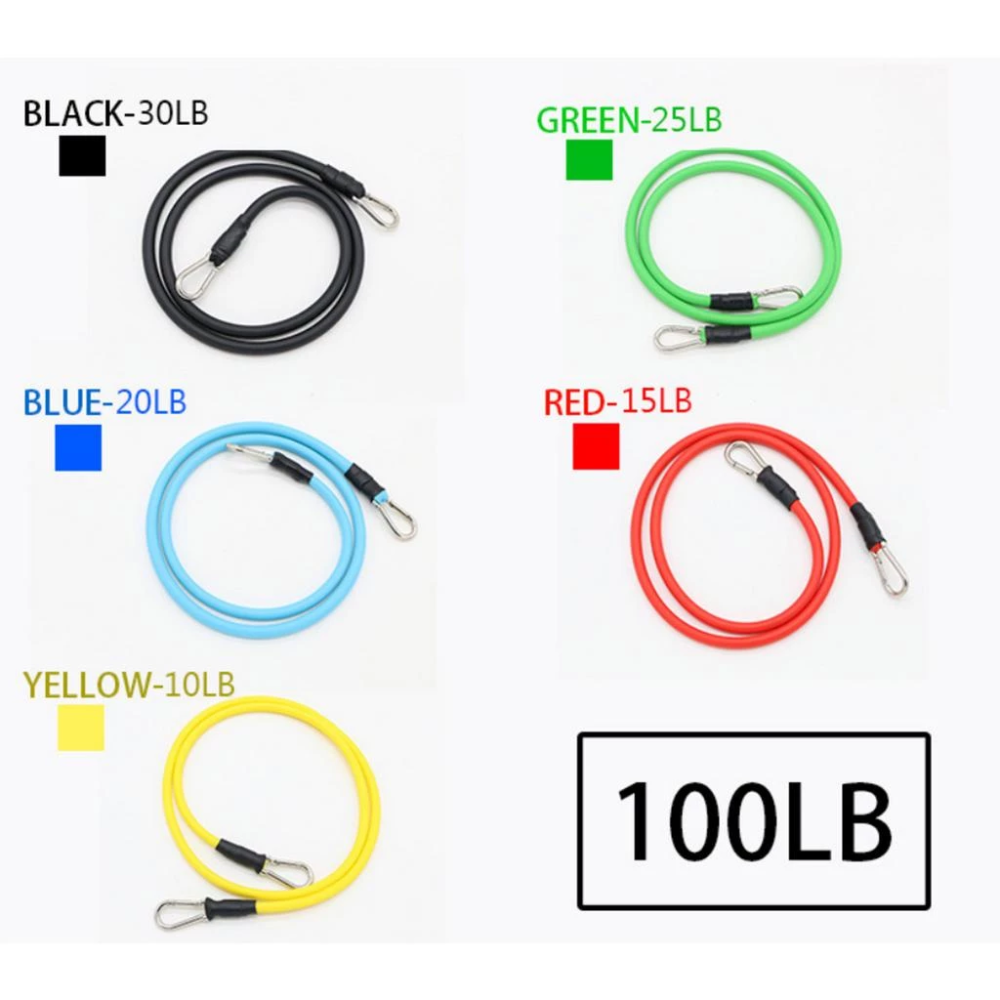 11 PCS Resistance Bands Set