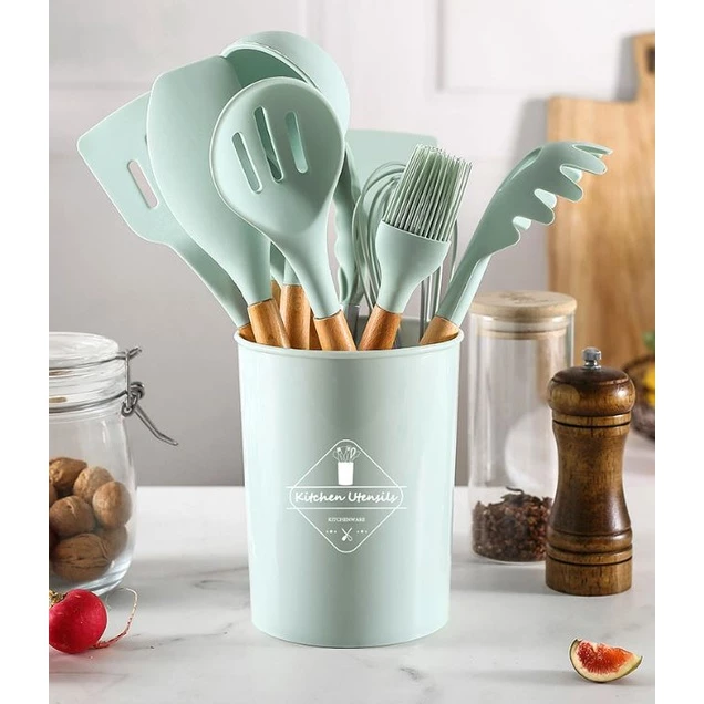 12pcs Silicone Cooking Utensils