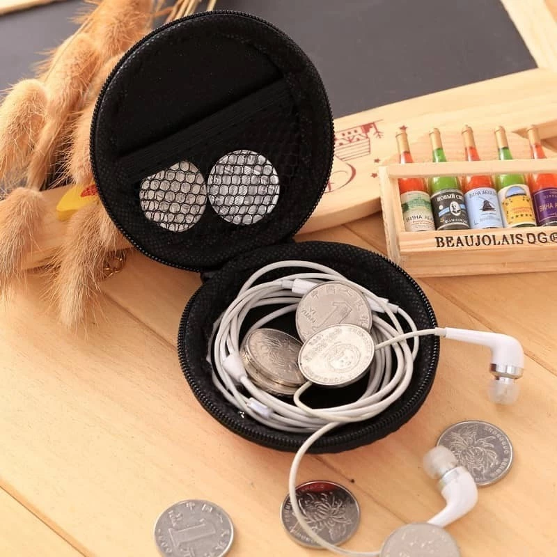 2 IN 1 Earphone Portable Storage Bag