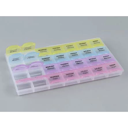 28 Slot Daily Pill Storage Box