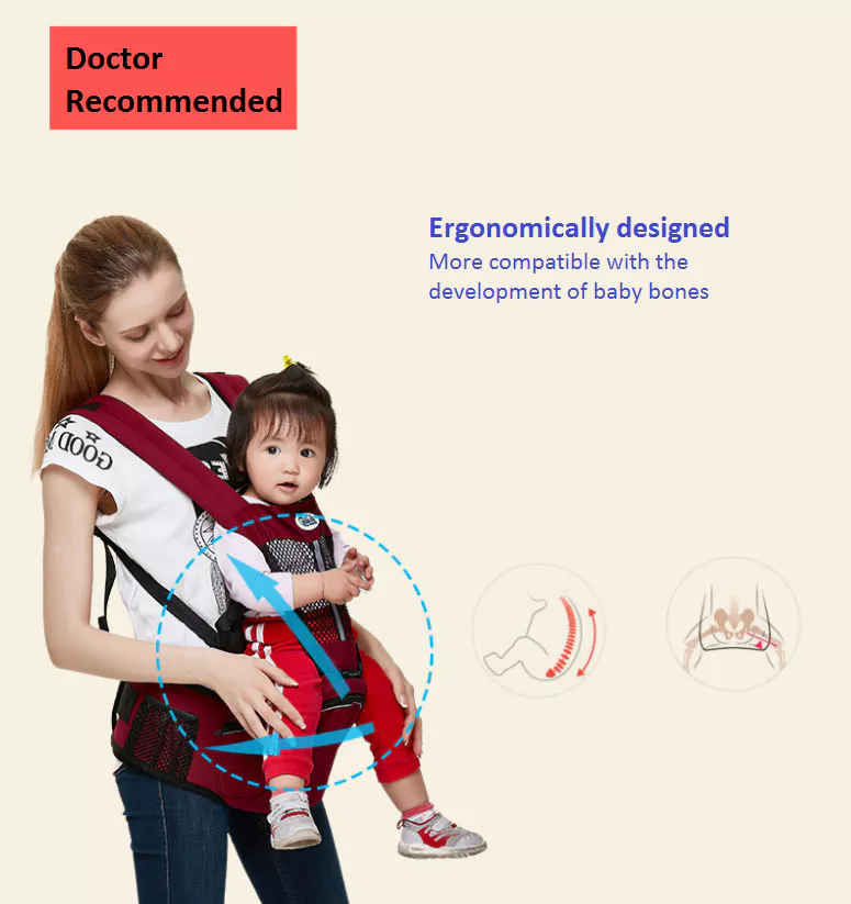 Baby Carrier with Hip Seat