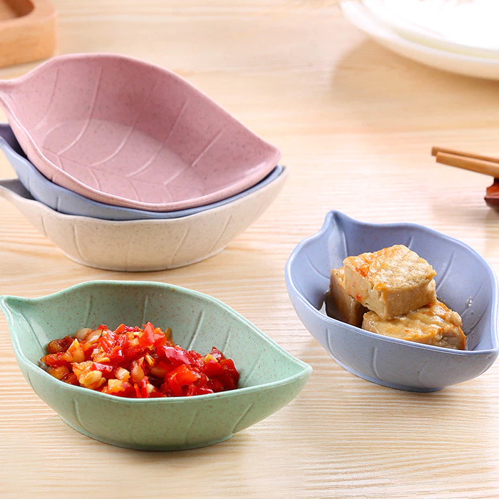 Leaf Design Kids Dish Plate
