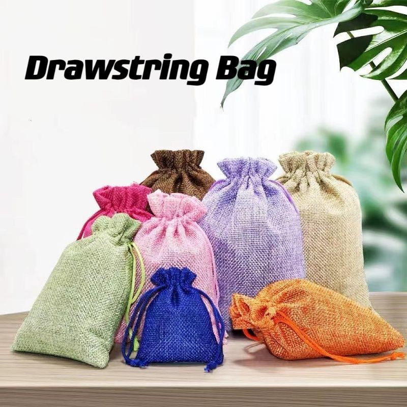 Linen Drawstring Bag