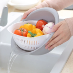 Plastic Double-Layer Shake Bowl