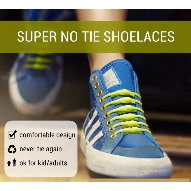 Silicone Elastic Shoelaces